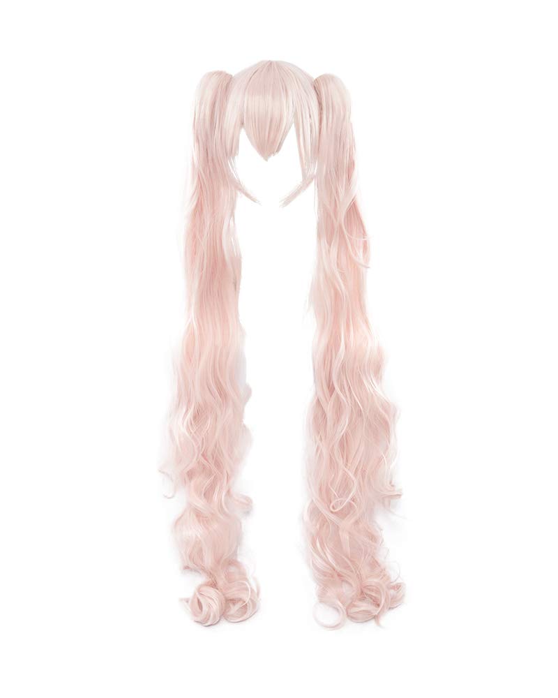 Haikyuu Women Pink Cosplay Dress with Socks Hair Pins Halloween Costume