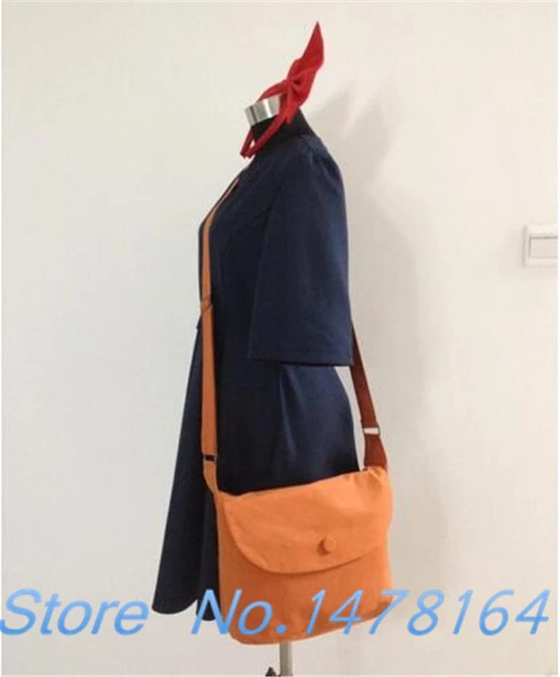 Kiki Delivery Service Cosplay Garment Costume+Bag+Hairband 
