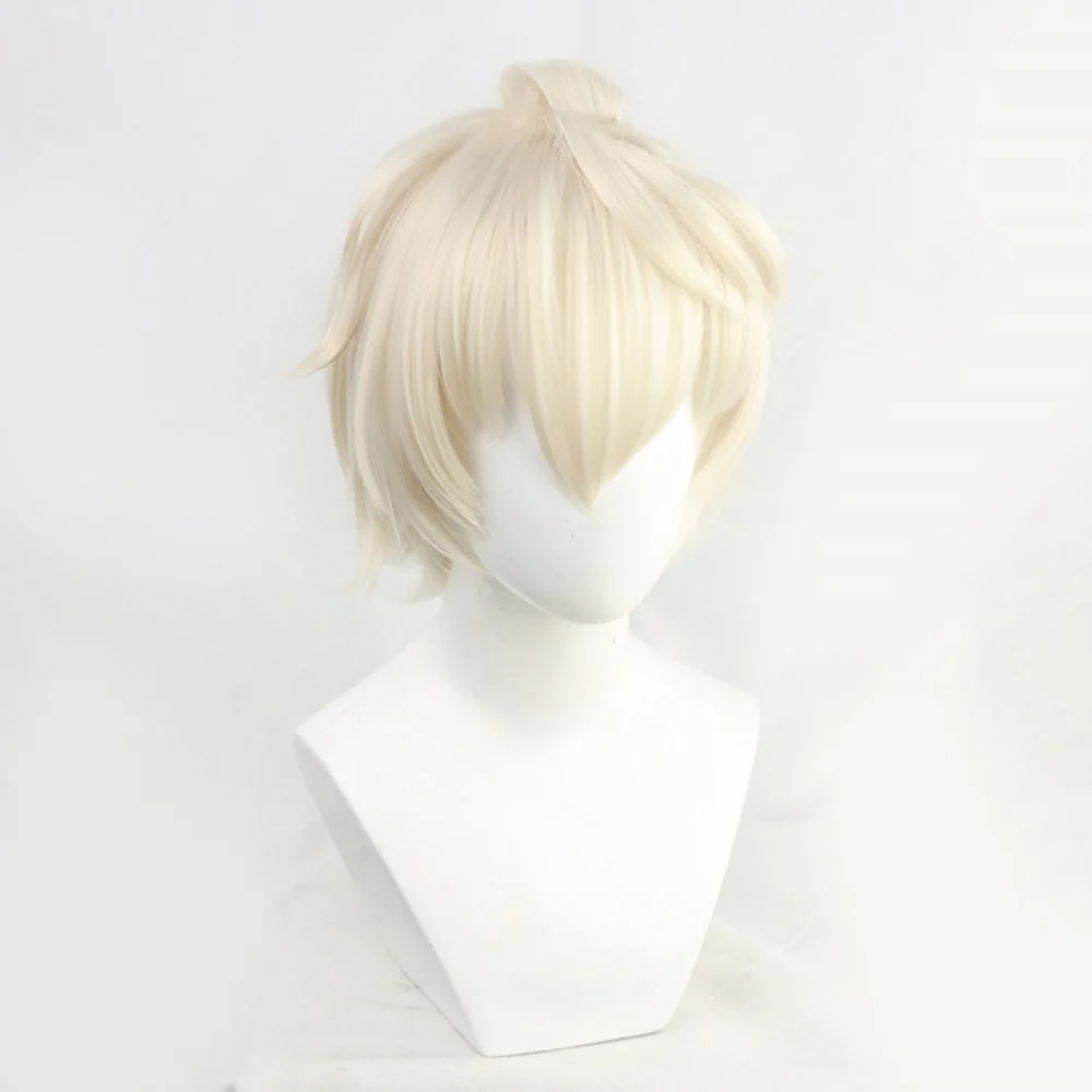 Genshin Impact Bennett White Cosplay Wig