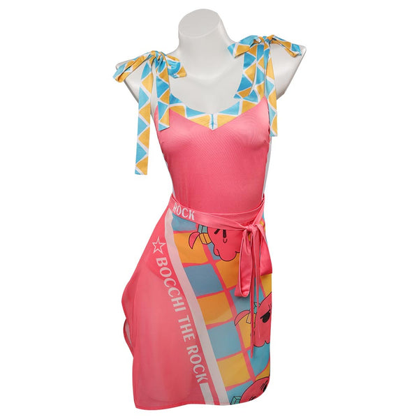 Bocchi the Rock Gotou Hitori Cosplay Costume Swimsuit Halloween Carnival Party Suit