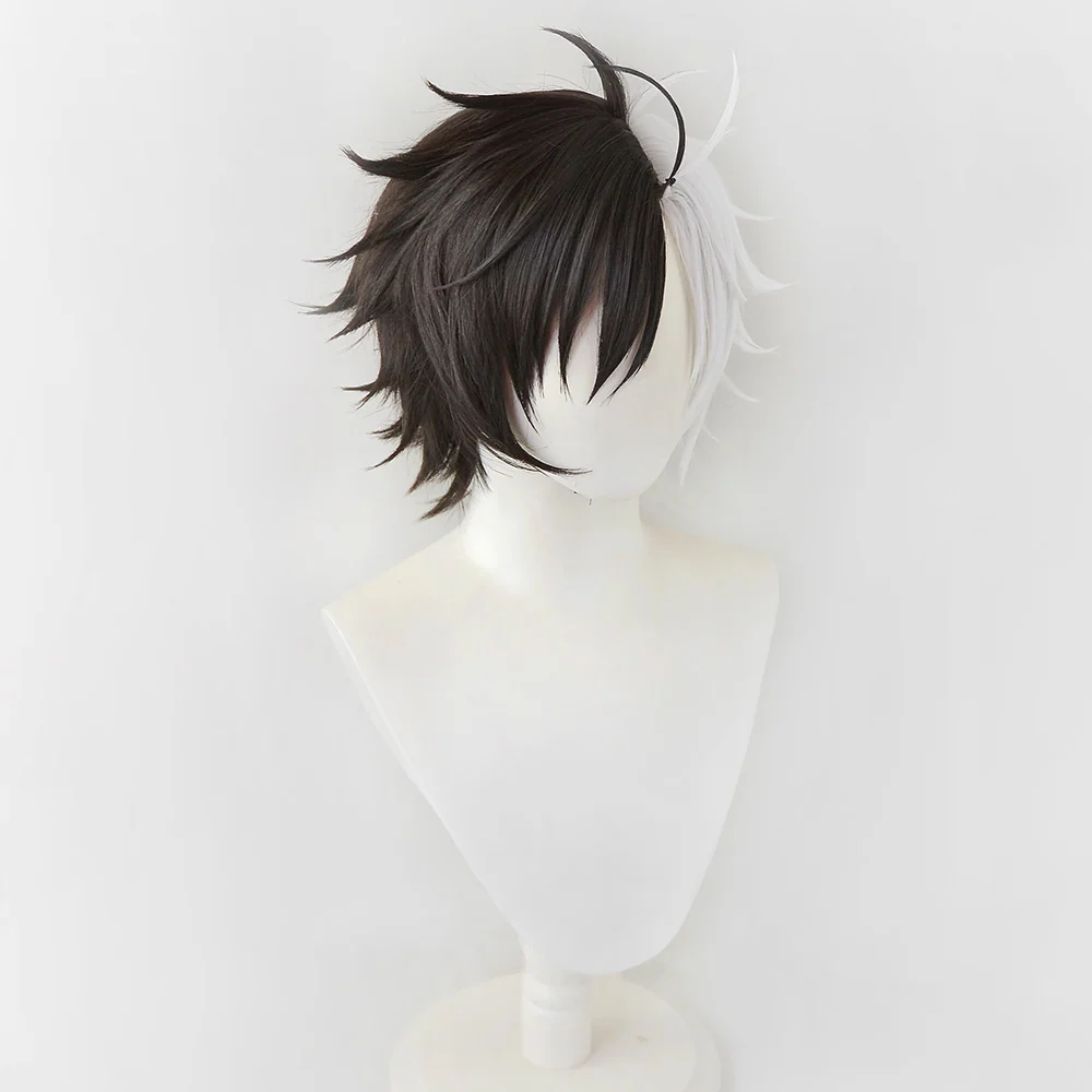 Wind Breaker Haruka Sakura Black White Cosplay Wig