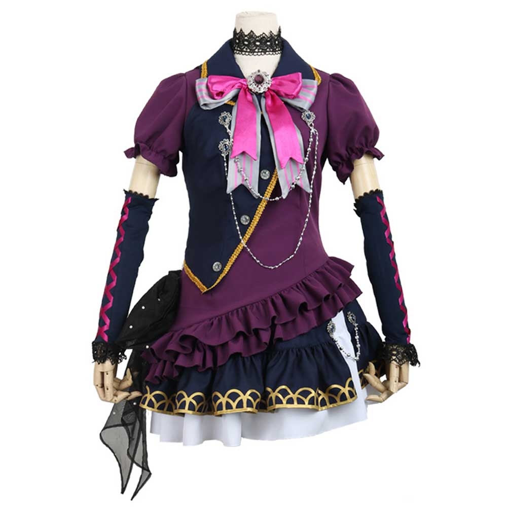 BanG Dream! Roselia Udagawa Ako BLACK SHOUT Cosplay Costume