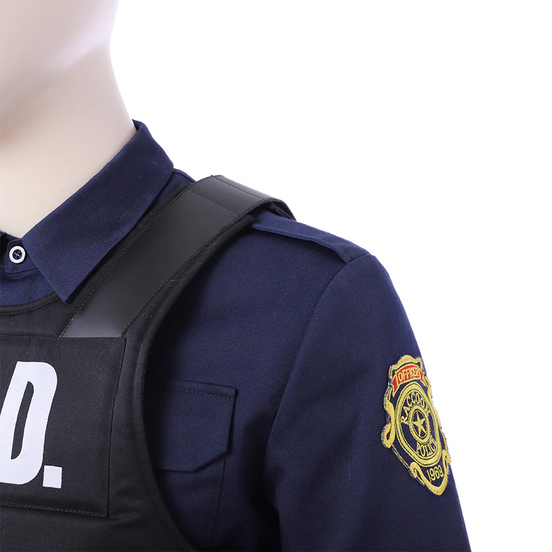 Resident Evil 2 Leon Scott Kennedy Game Cosplay Costume