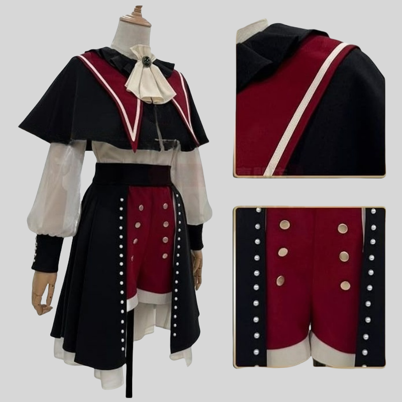 Dream Ave Mujica Wakaba Mutsumi Mortis Cosplay Costume Shirt Skirt Shorts Hat Daily Wear Cos