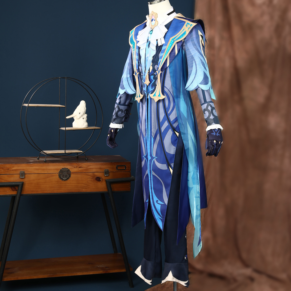 Game Genshin Impact Neuvillette Cosplay Costume Halloween Costume Sets R20230184