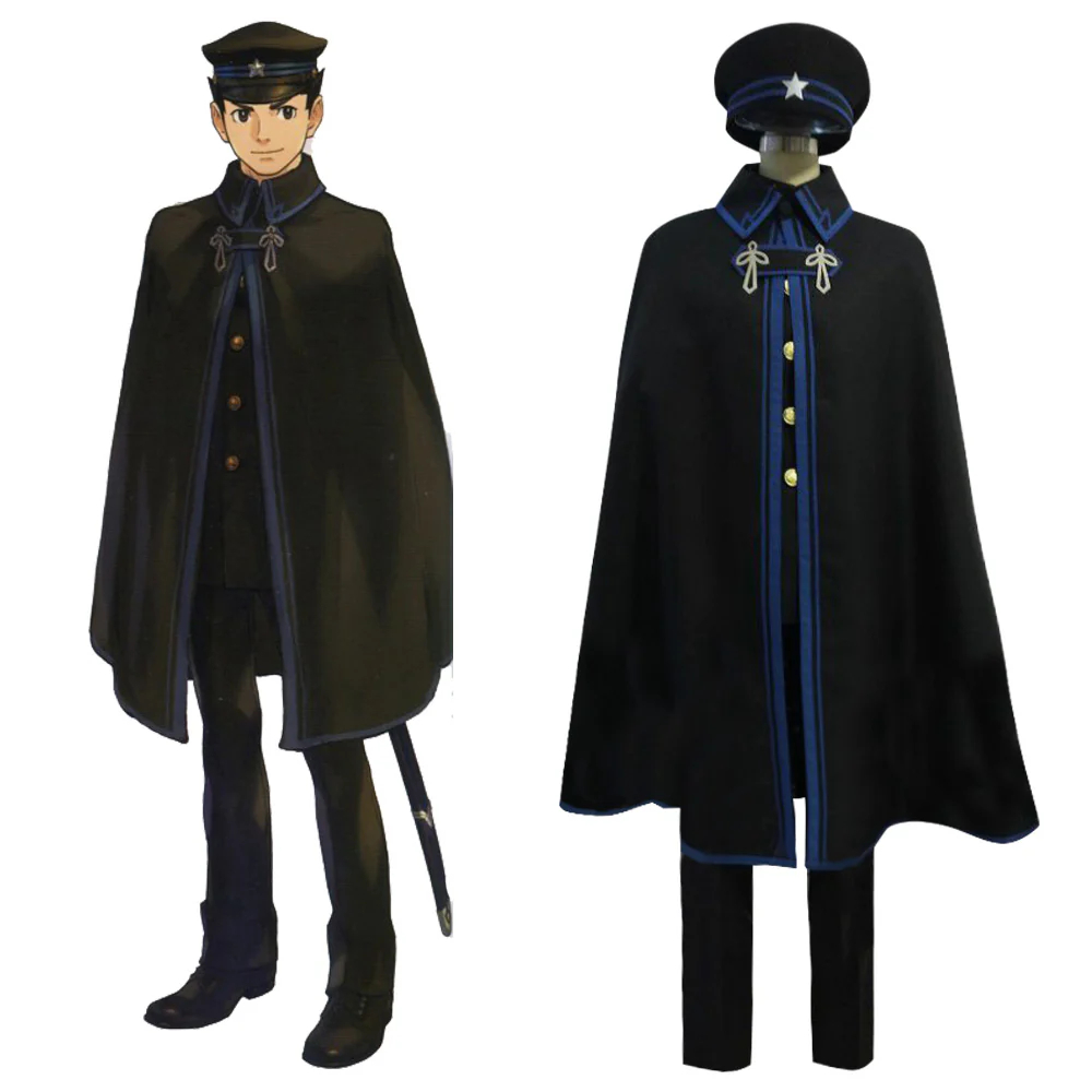 Ace Attorney Dai Gyakuten Saiban: Naruhodo Ryunosuke no Boken Ryunosuke Naruhodo Cosplay Costume