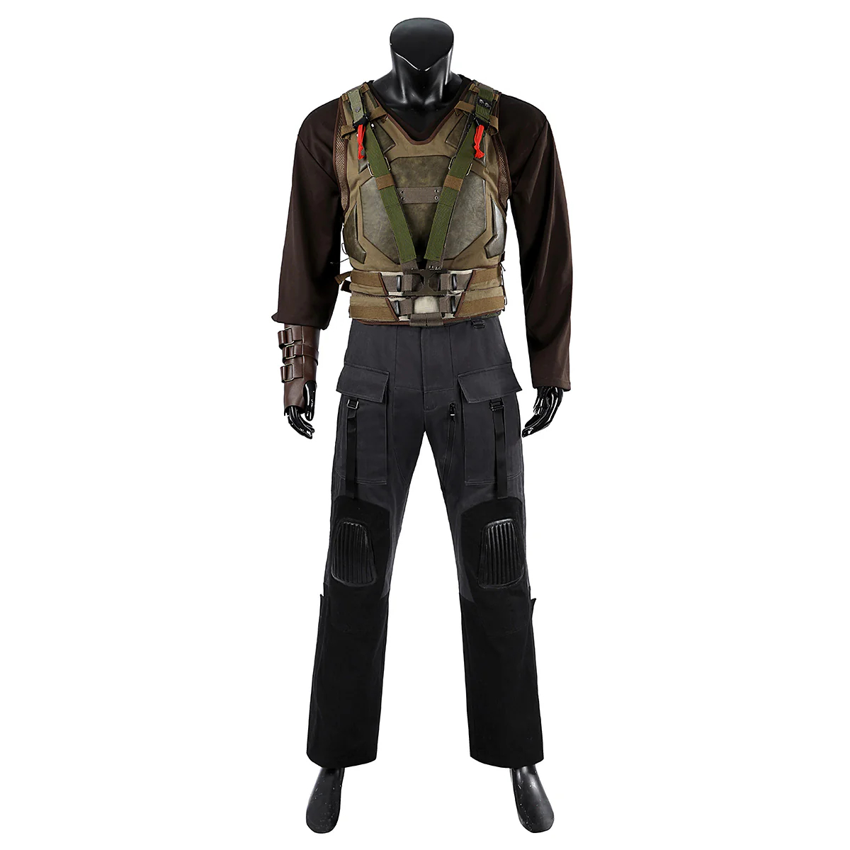 Batman Bane Cosplay Costume Mask overcoat Props accessories Halloween