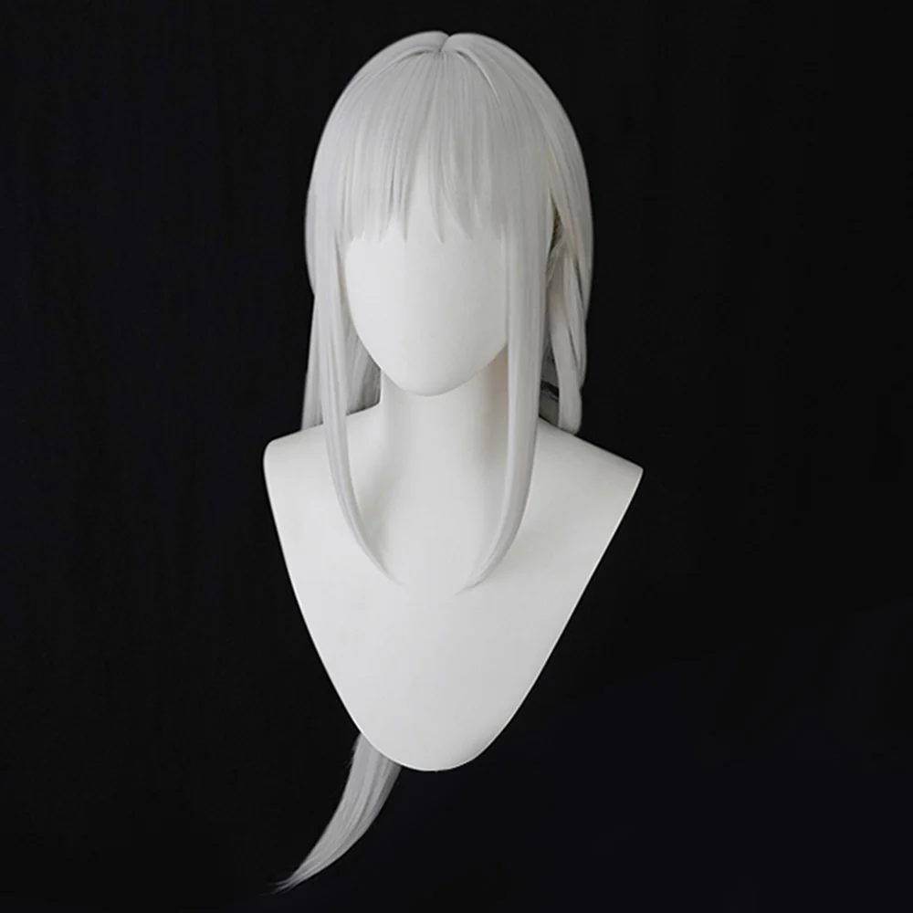 USS Massachusetts Azur Lane Cosplay Wig Dressed to Impress Silver White