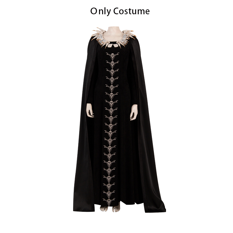 Movie Maleficent Disguise Disney Sleeping Beauty Cosplay Costume With Hat And Wings  M20190310