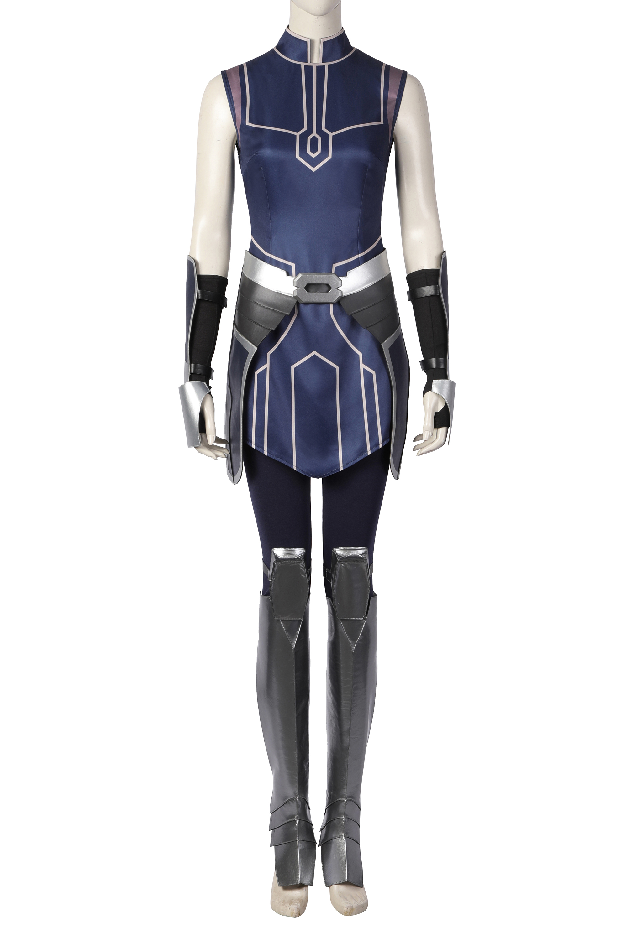 Movie Star Wars Clone Ahsoka Full Set Outfits Halloween Cosplay Costume