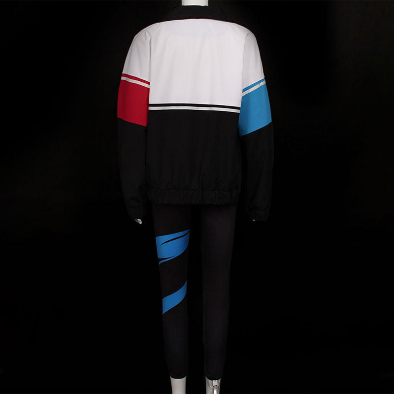Valorant Jett White Black Coat Cosplay Costume