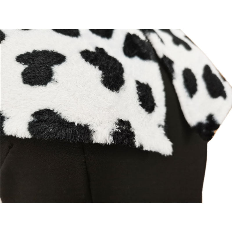 Movie Cruella De Vil Dalmatian Outfits Halloween Cosplay Costumes