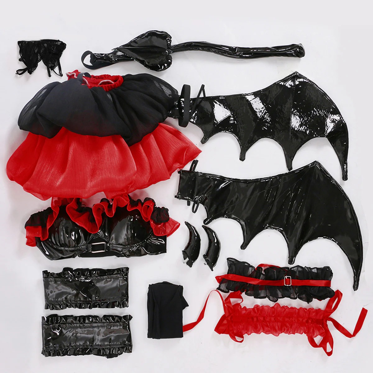 Date A Live IV: Tokisaki Kurumi Pretty Devil Ver Hallowen Cosplay Costume
