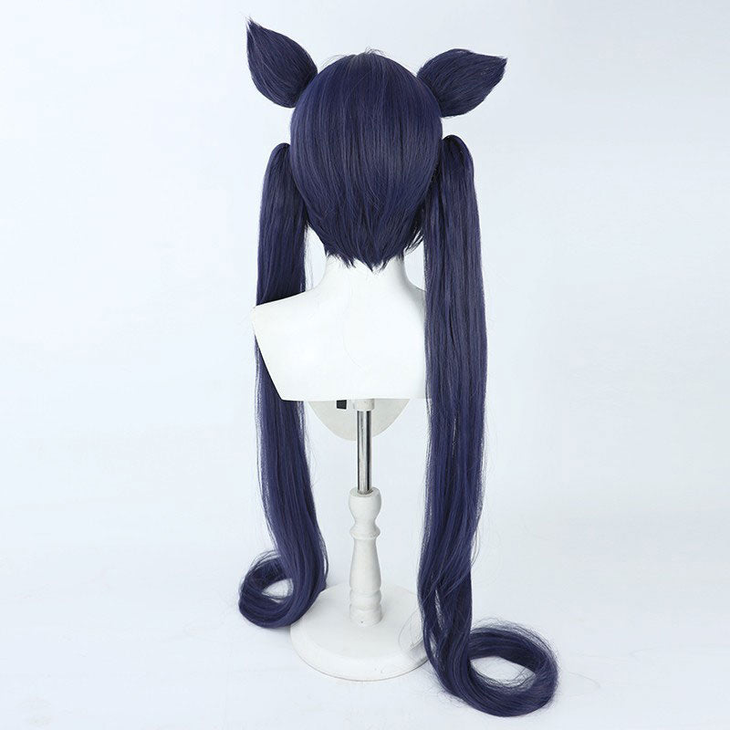Game Blue Archive Kuromi Serika Cosplay Wigs