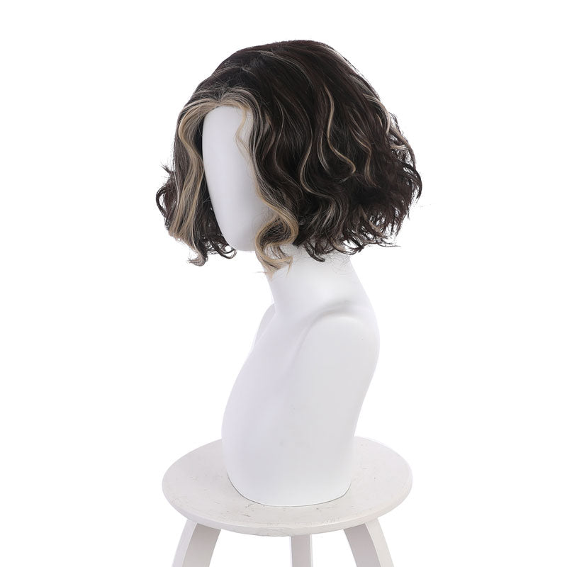 Moive Loki Sylvie Laufeydottir Black-brown Short Cosplay Wigs