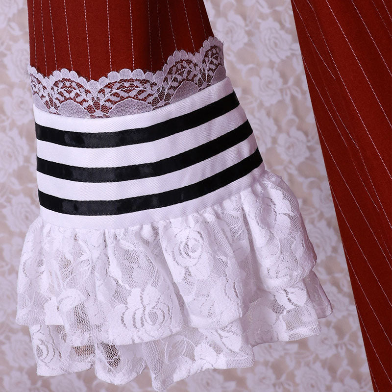Black Butler Ciel Phantomhive Red Tea Cup Cosplay Costumes