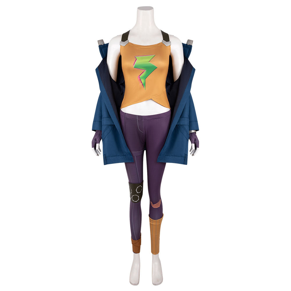 League of Legends LOL Zeri Cosplay Costume