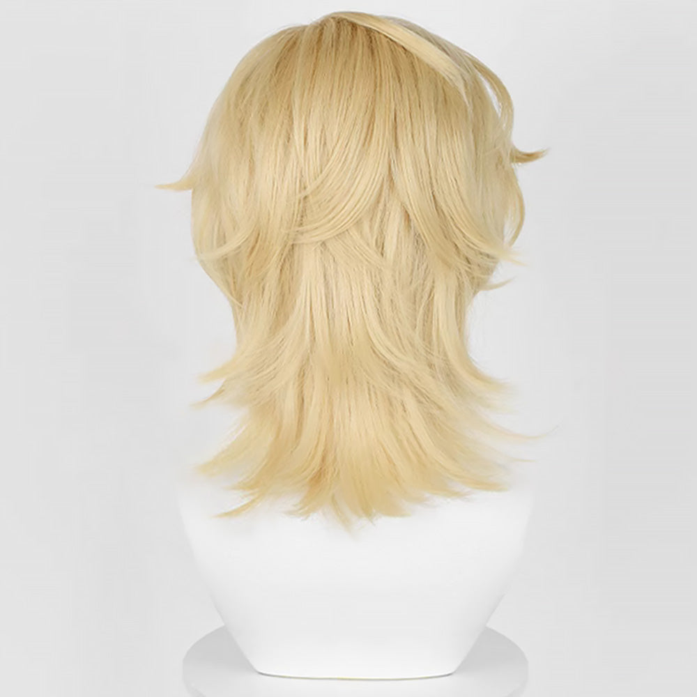 Honkai: Star Rail Aventurine Gold Cosplay Wig