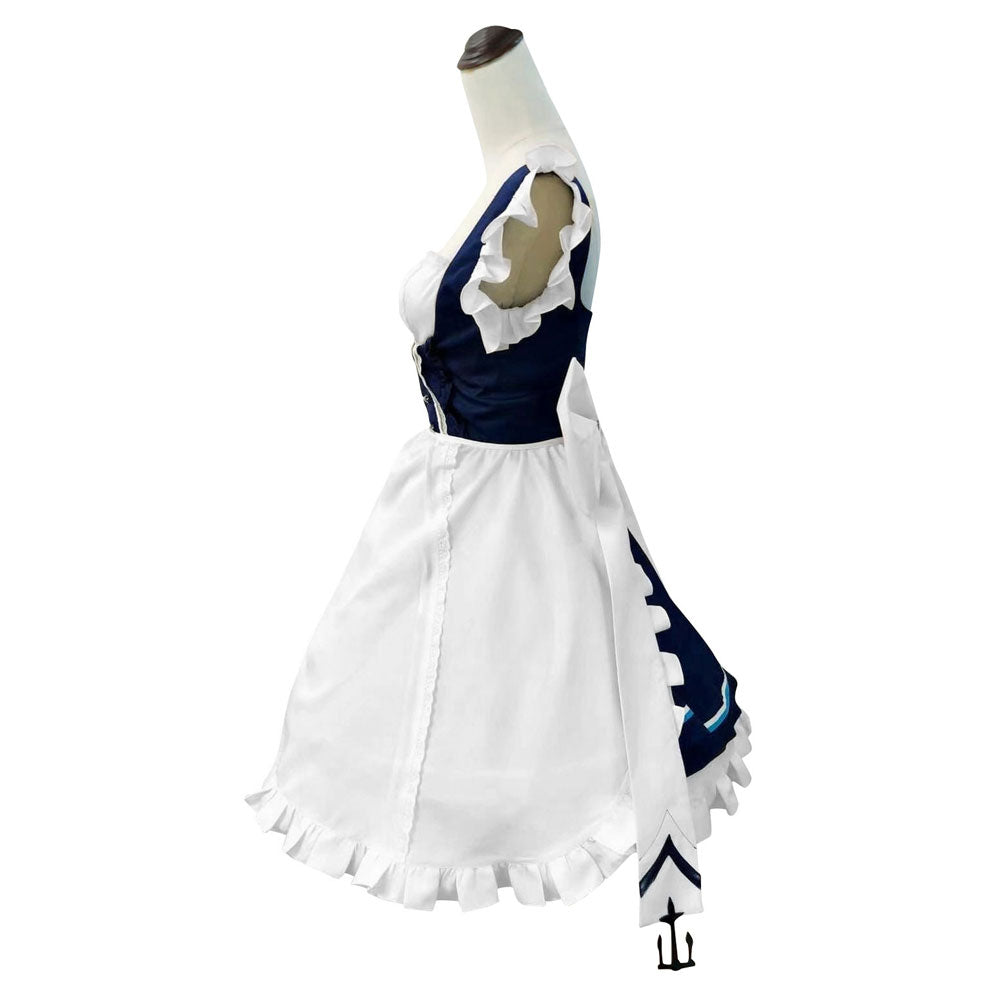 Azur Lane HMS Belfast Cosplay Costume Sexy White Dress Halloween 