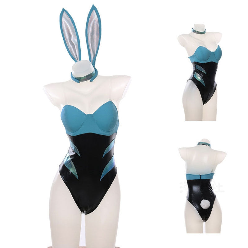 LOL KDA ALL OUT Akali Bunnysuit Cosplay Costumes