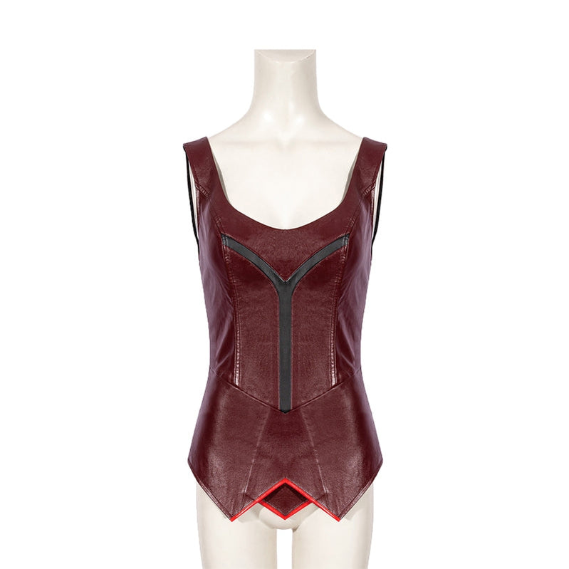 Movie Captain America Civil War Wanda Maximoff Cosplay Costume