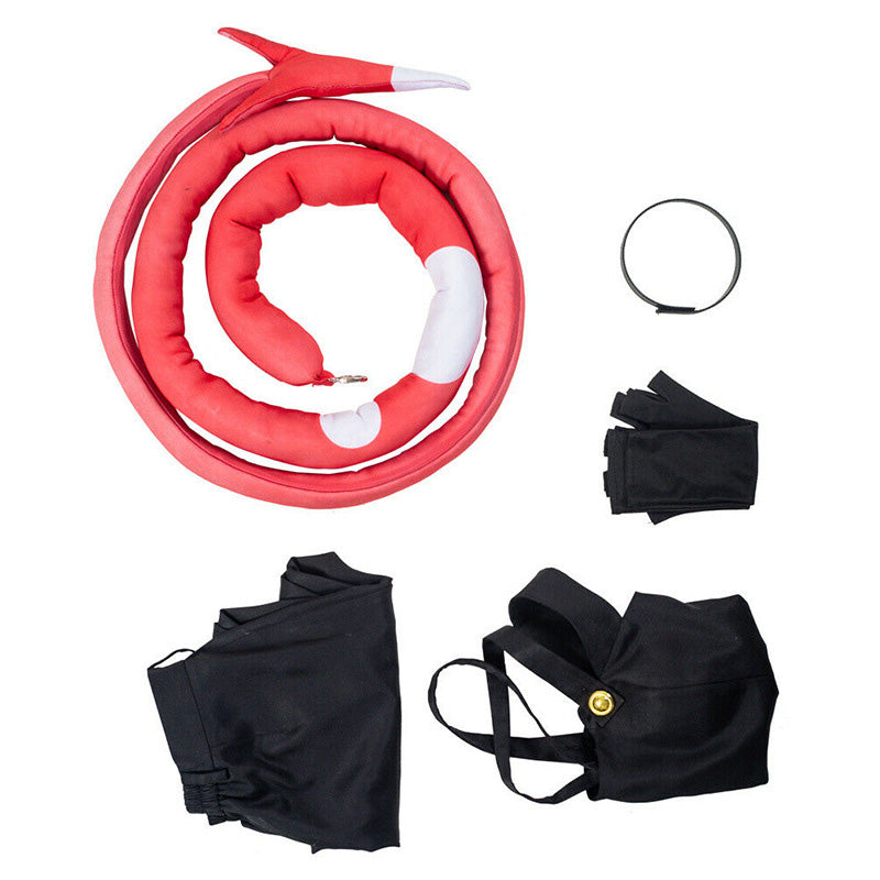 Anime Hazbin Hotel Angel Dust Balck Fullset Halloween Cosplay Costumes