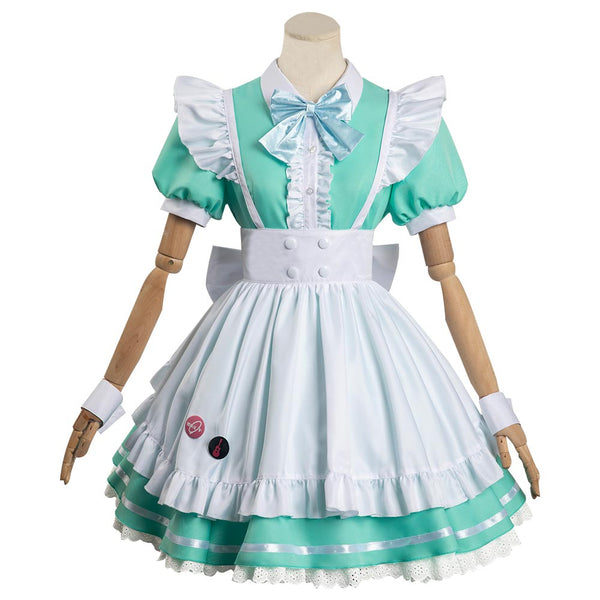Anime BOCCHI THE ROCK Gotou Hitori Maid Dress Outfits Halloween Carnival Cosplay Costume