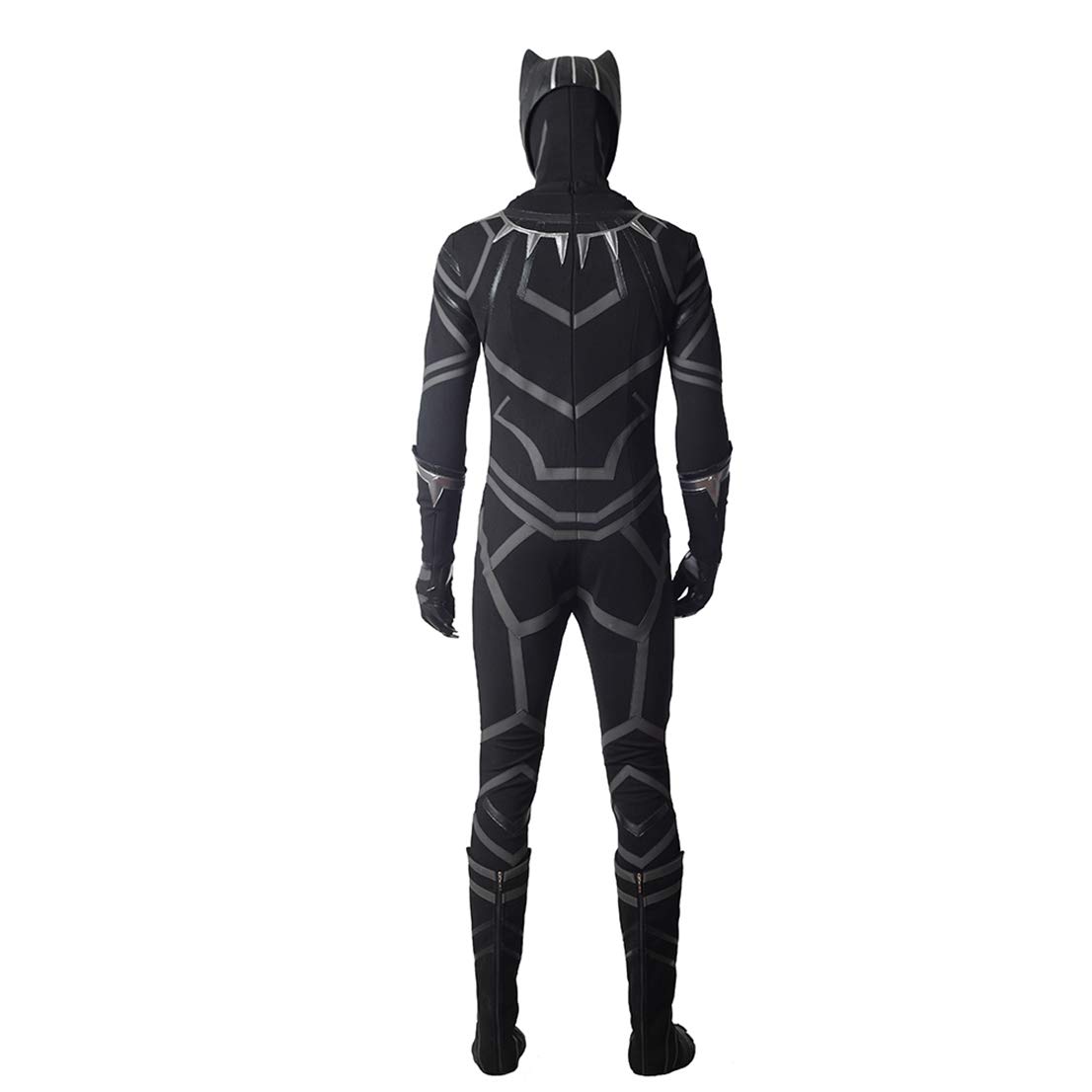 Black panther marvel superhero cosplay costume bodysuit jumpsuit for kids aldult halloween carnival party cosplay costumes