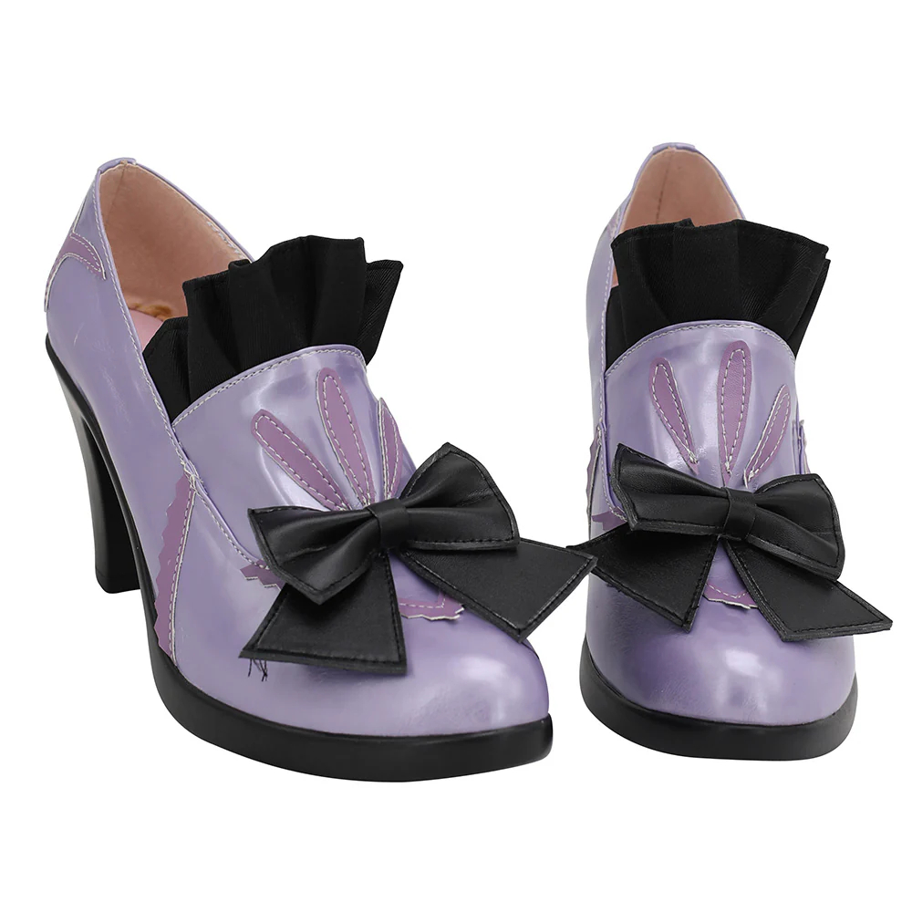 Final Fantasy VII Remake Cloud Strife Girl Ver3 Purple Cosplay Shoes