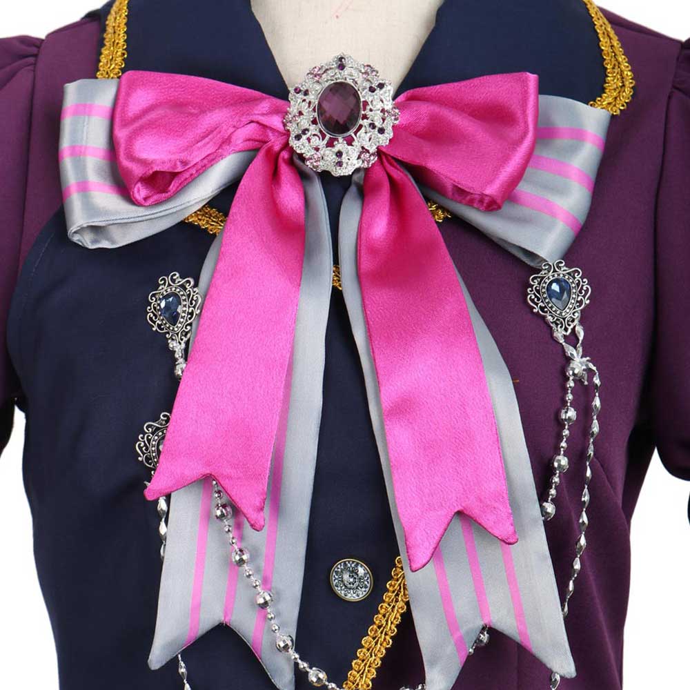 BanG Dream! Roselia Udagawa Ako BLACK SHOUT Cosplay Costume