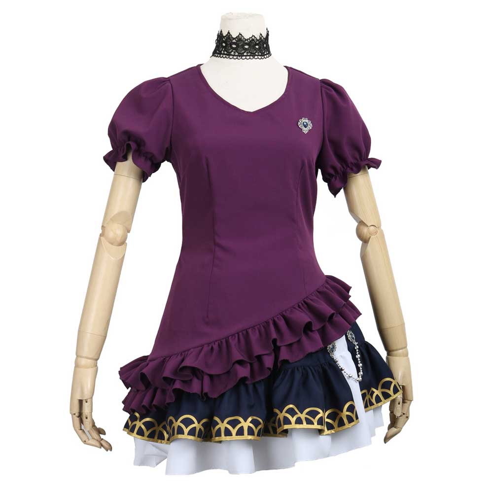 BanG Dream! Roselia Udagawa Ako BLACK SHOUT Cosplay Costume