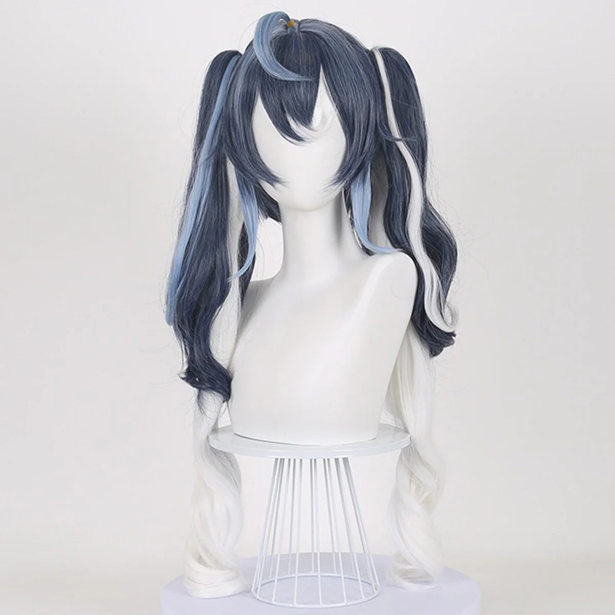 Vocaloid Hatsune Miku Snow Miku 2025 Blue White Cosplay Wig