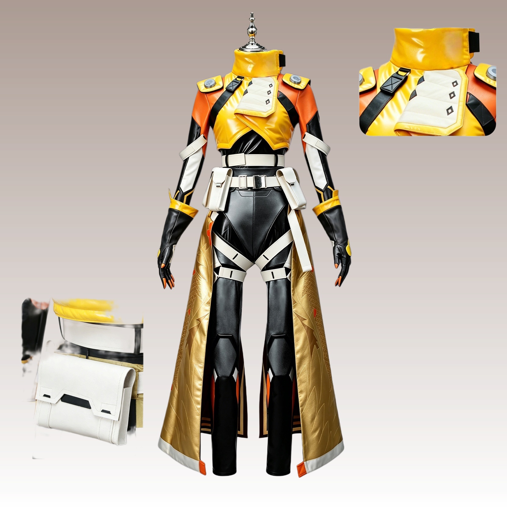  Overwatch Kiriko Undead Firebird Cosplay Costume 