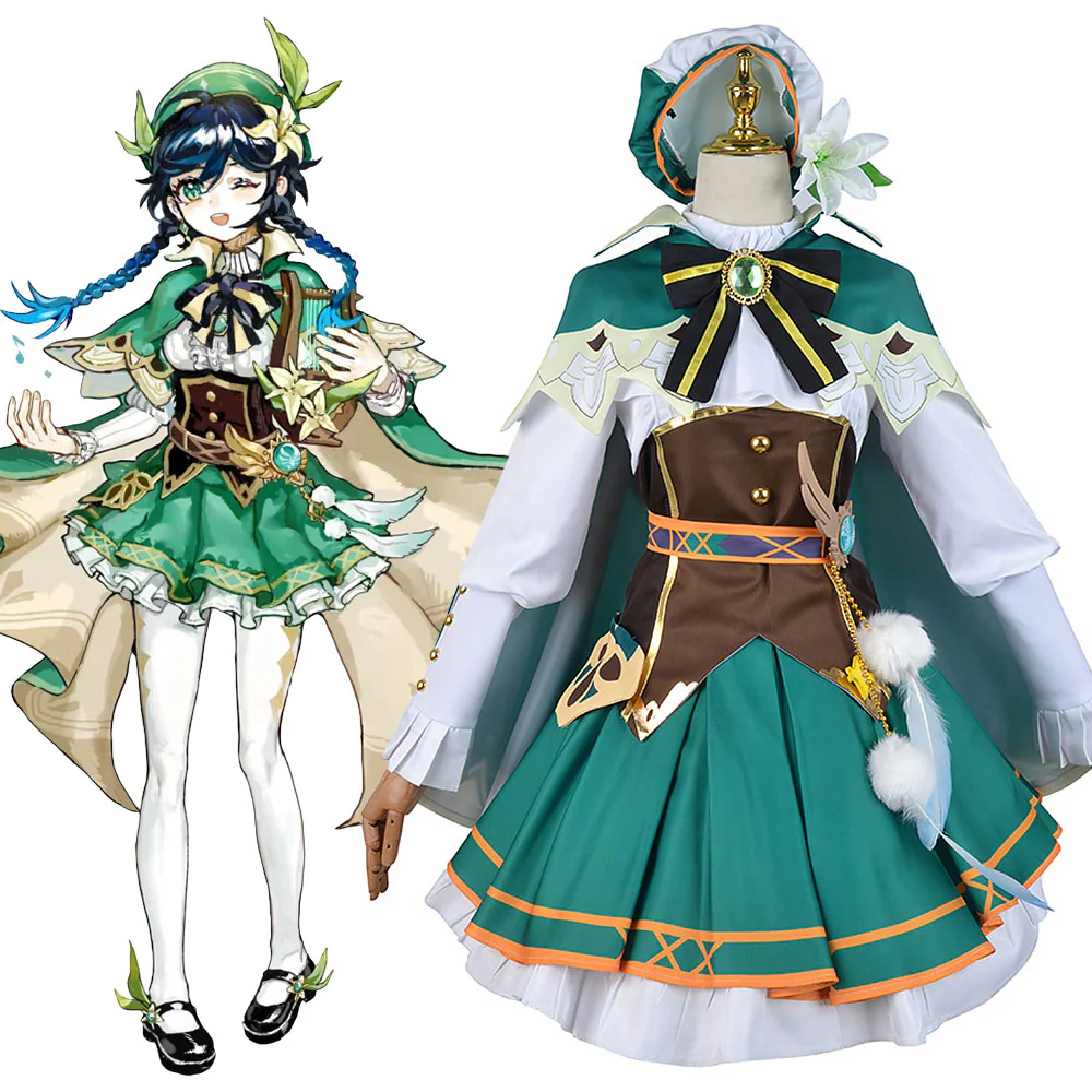 Genshin Impact Barbatos Cosplay Costume