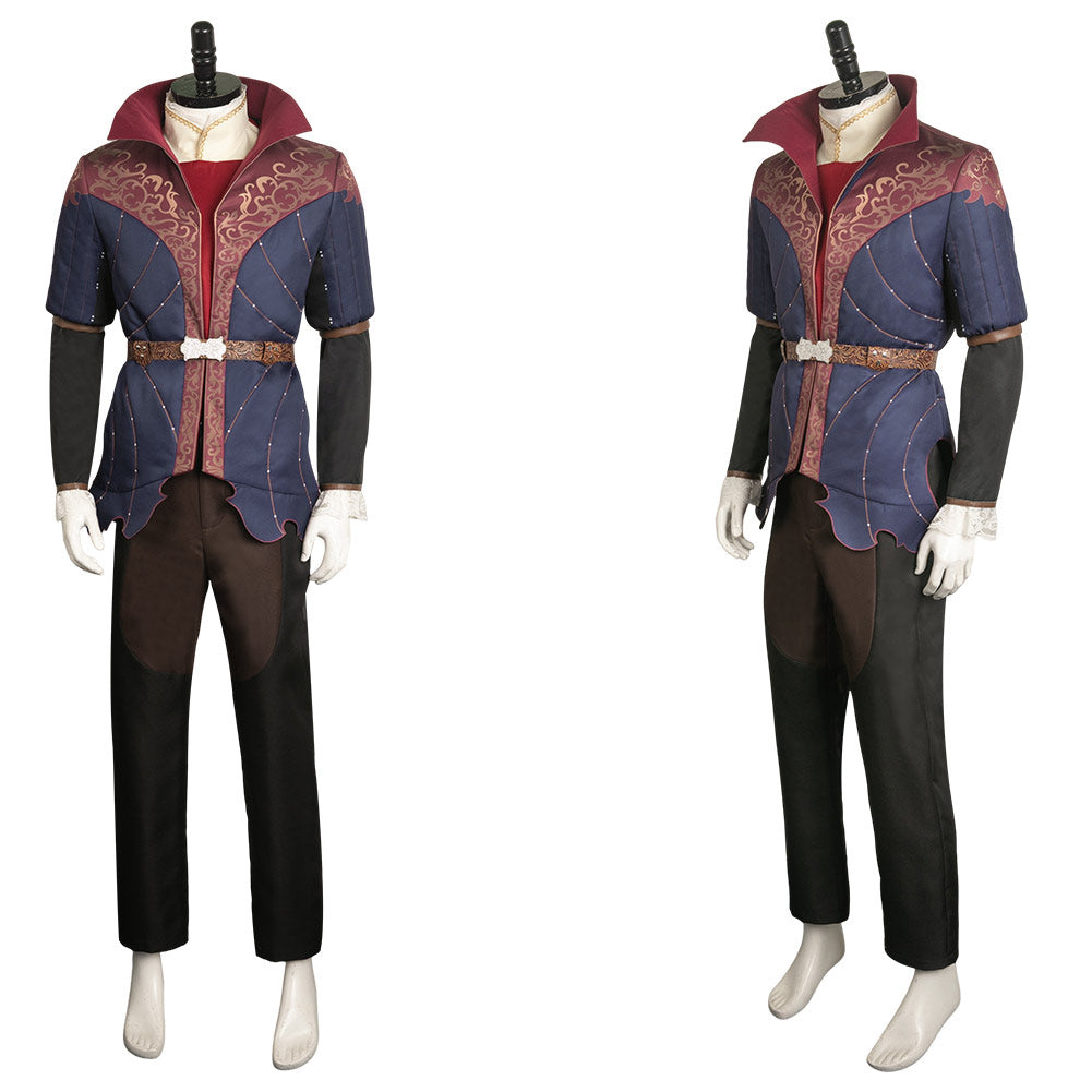 BG Astarion Printed Outfits Wig Full Set Halloween Carnival Cosplay Costume 