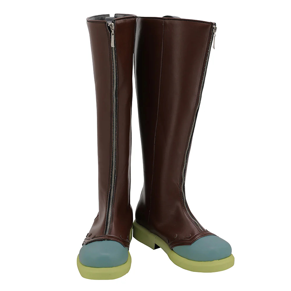 JoJo's Bizarre Adventure Rohan Kishibe Brown Shoes Cosplay Boots