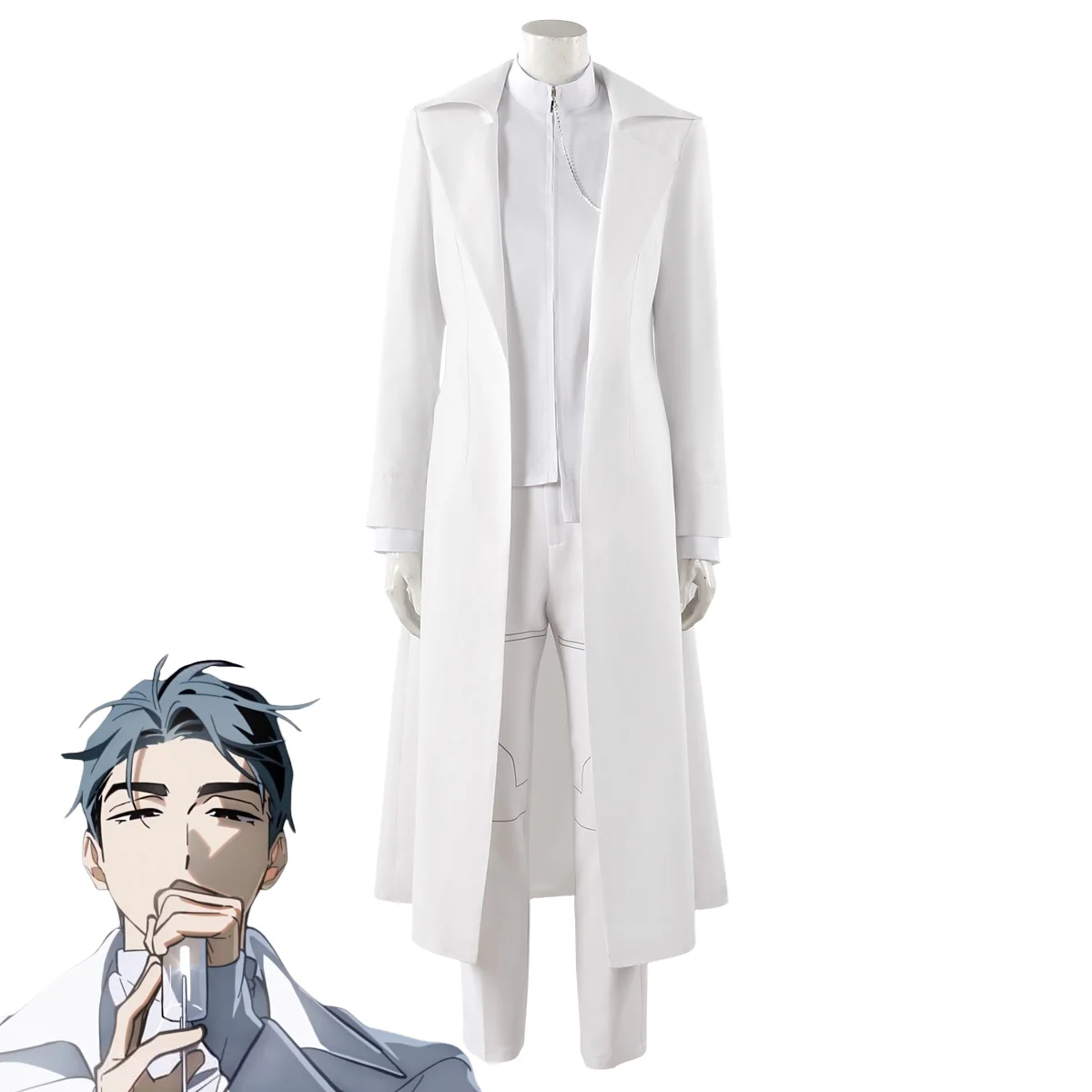 Alien Stage Ivan Round 6 White Cosplay Costume