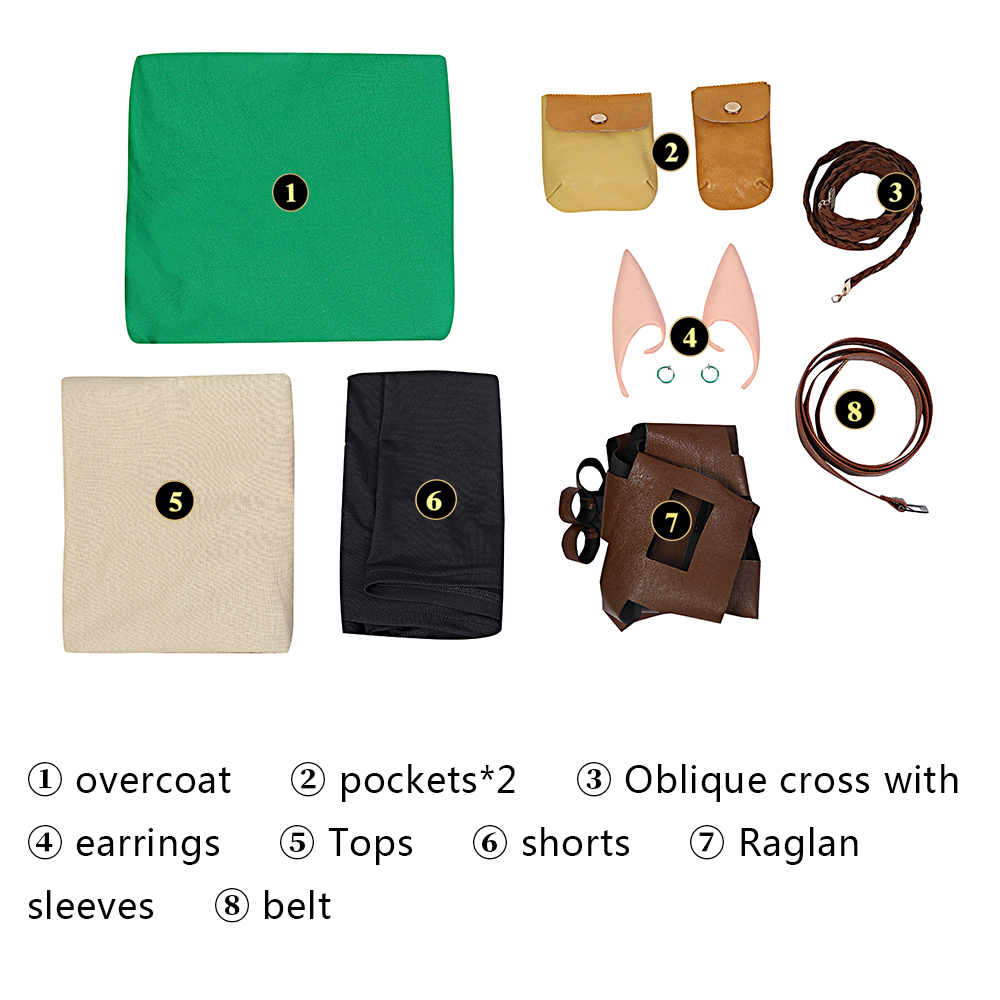 Game The Legend of Zelda: Tears of the Kingdom link  Cosplay Costume Halloween Costume Sets 4674