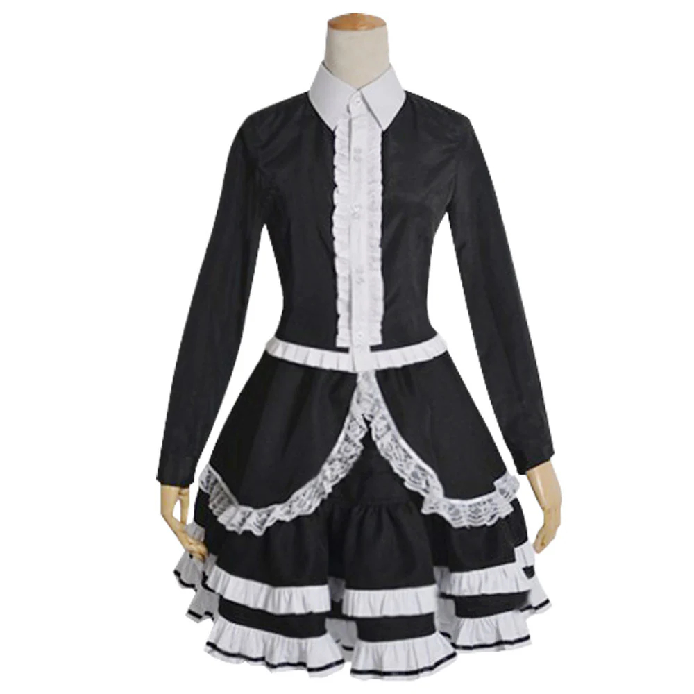 Danganronpa Dangan Ronpa Celestia Ludenberg Dress Cosplay Costume