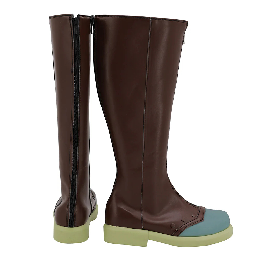 JoJo's Bizarre Adventure Rohan Kishibe Brown Shoes Cosplay Boots