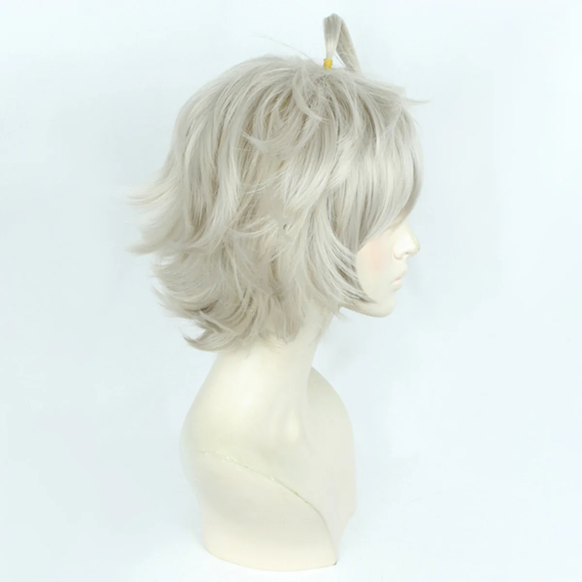 Black Clover Asta Light Yellow Gray Cosplay Wig