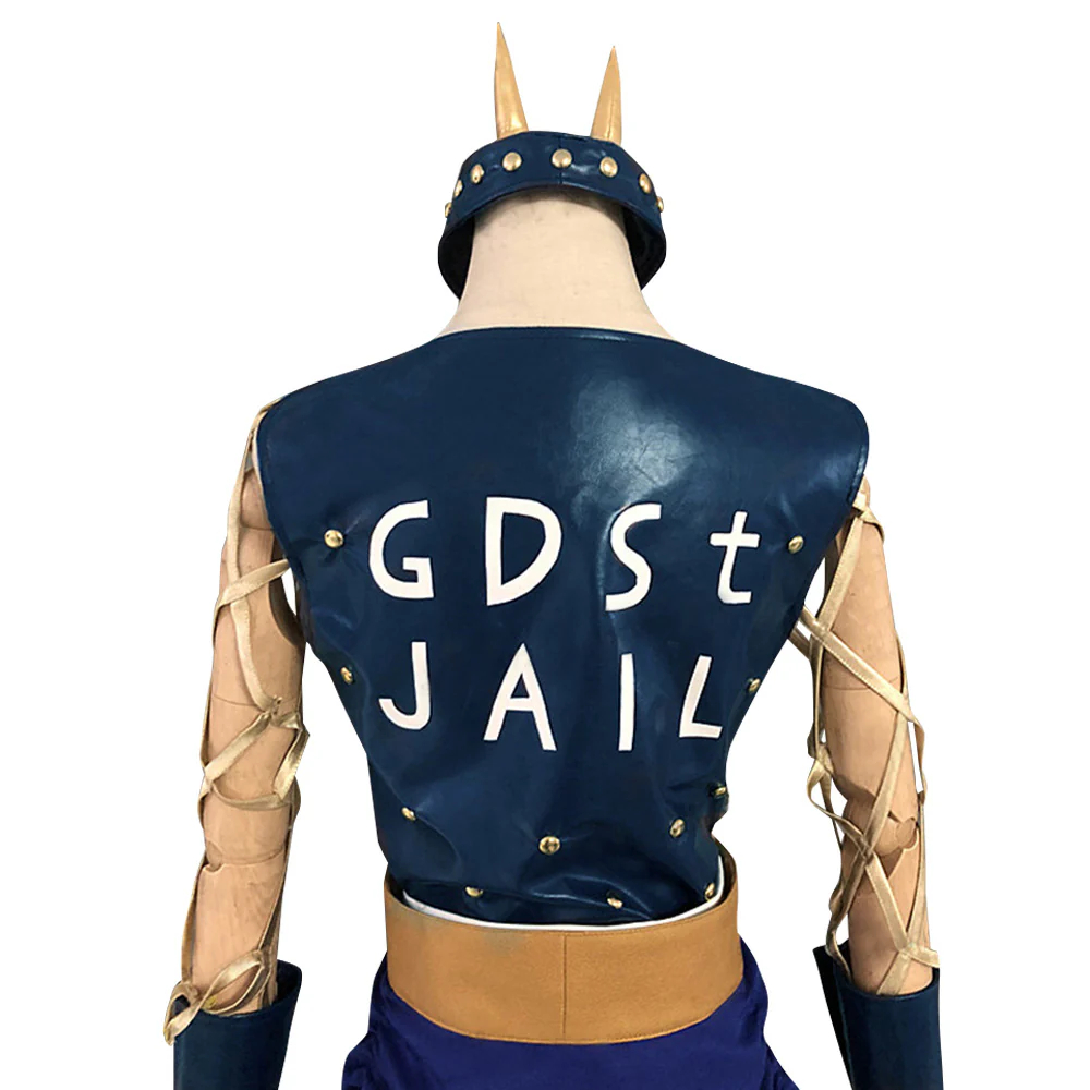 Jojo'S Bizarre Adventure: Stone Ocean Narciso Anasui Male Cosplay Costume