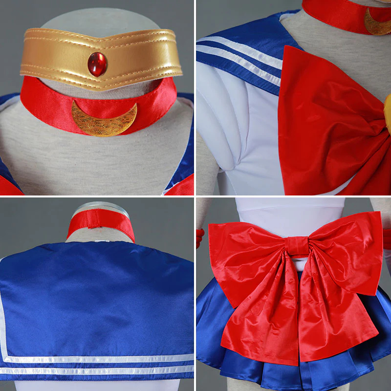 Sailor Moon Tsukino Usagi Princess Serenity Cosplay Costume