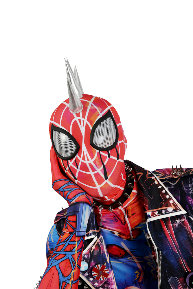Spider-Man: Across The Spider-Verse Spider-Punk Hobart 'Hobie' Brown  Cosplay Costume Halloween Costume Sets DC Movie 5200