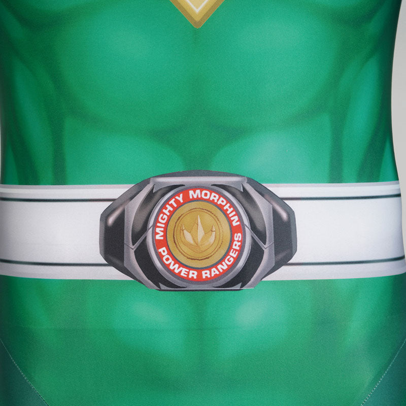 Mighty Morphin Power Rangers Yamato Tribe Knight Burai Dragon Ranger Green Ranger Cosplay Costumes