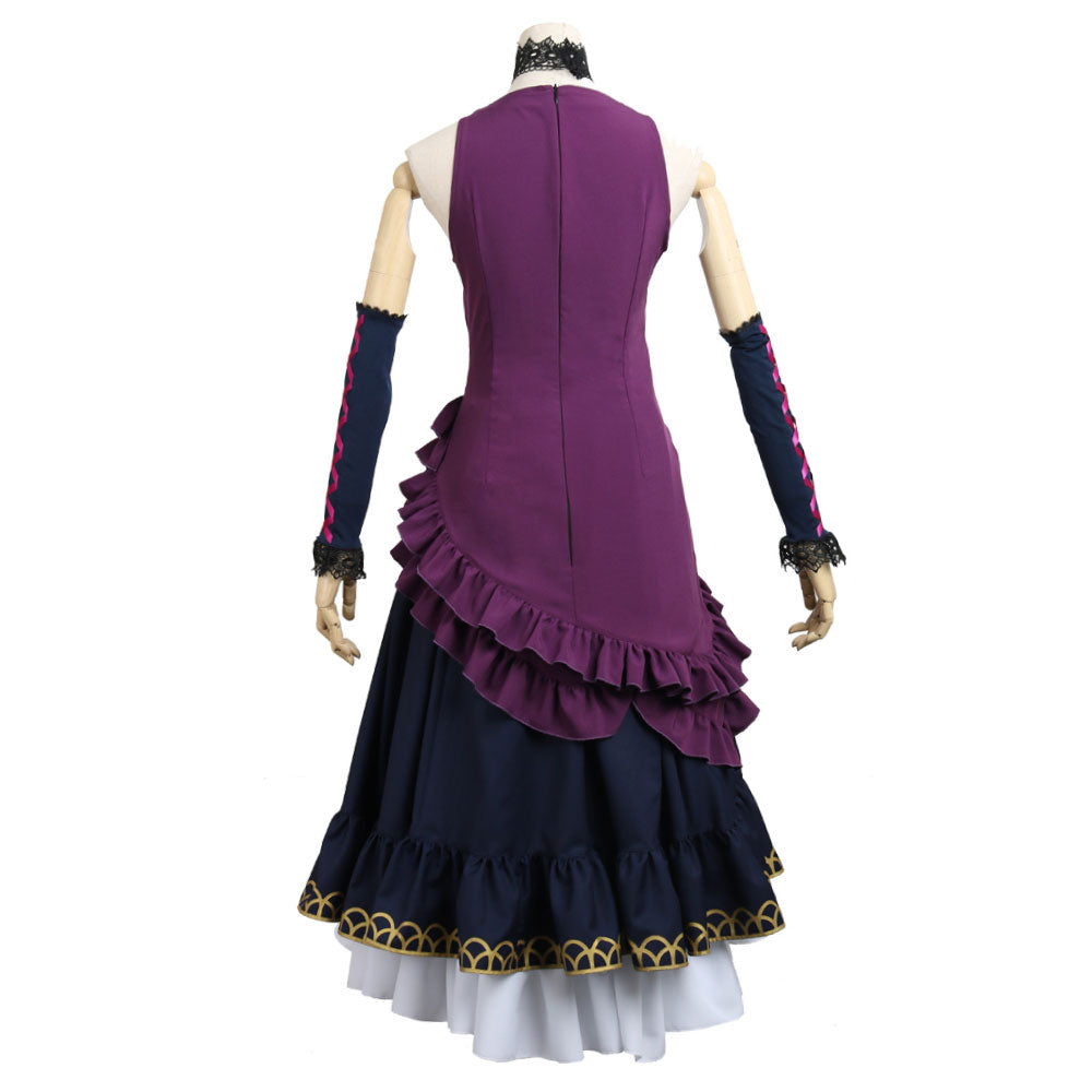 BanG Dream! Roselia Shirokane Rinko BLACK SHOUT Cosplay Costume