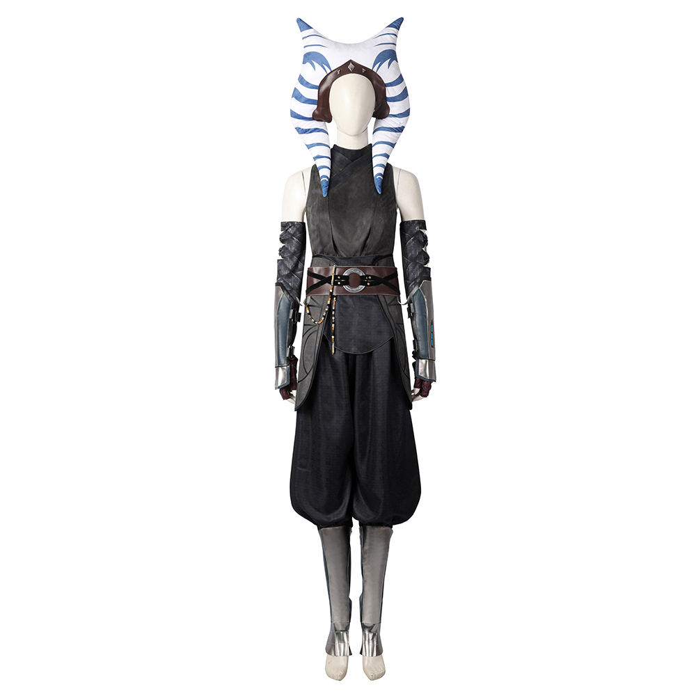 Movie Star Wars The Mandalorian  Ahsoka Tano Cosplay Costume Women's Halloween Costume 4996