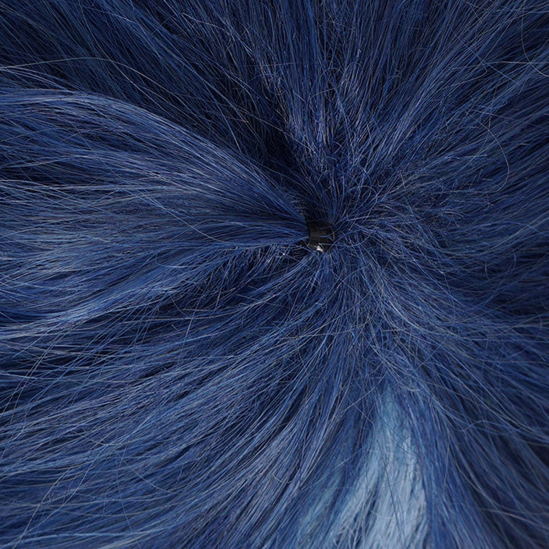 Game Genshin Impact Kaeya Alberich Blue Long Cosplay Wigs