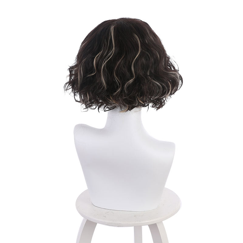 Moive Loki Sylvie Laufeydottir Black-brown Short Cosplay Wigs