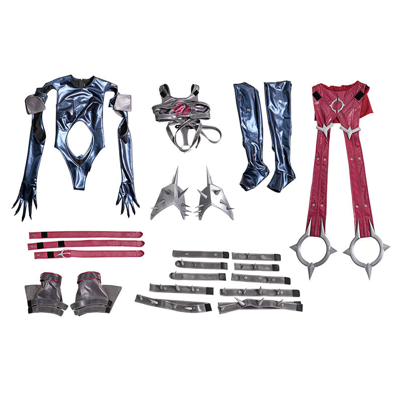 Marvel Rivals Invisible Woman Malice Skin Showcase Cosplay Costumes